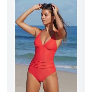 NWT Cupshe Red One piece swimsuit